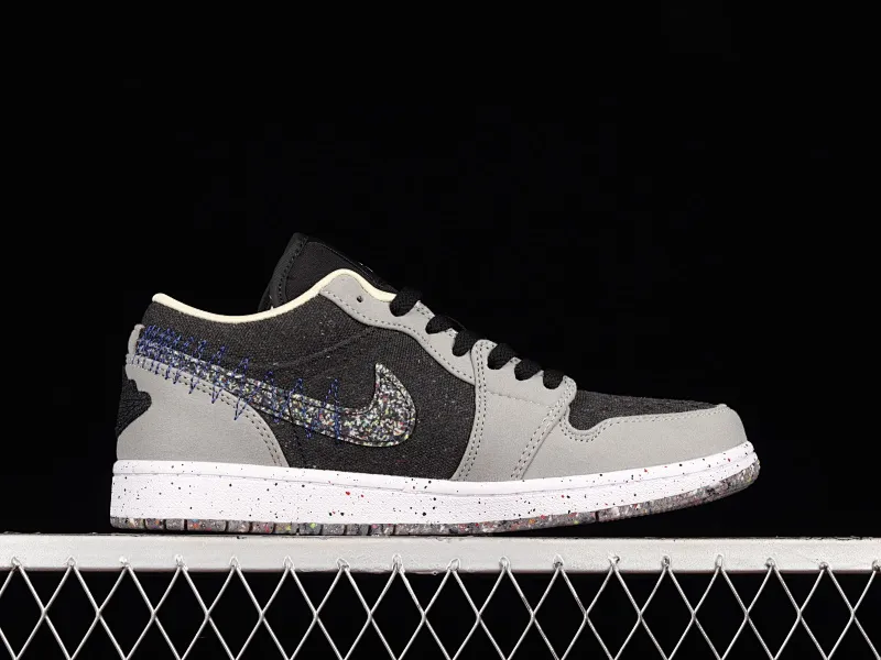 All categories Air Jordan Jordan series basketball shoes Air Jordan 1 Low G version pure original Air Jordan 1 Low AJ1 Joe 1 gray blue black stitching low-top cultural leisure sports sneakers DM4657-001
